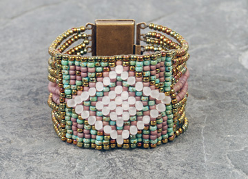 Metal Bead Loom Kit Weaving Beading Loom Jewelry Bracelet Necklace