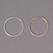 191-019:  24mm Endless Hoop (Sterling or Gold-Filled) - 191-019*