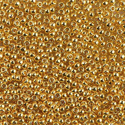 Caravan Beads - Miyuki - 11-191: 11/0 24kt Gold Plated Miyuki Seed