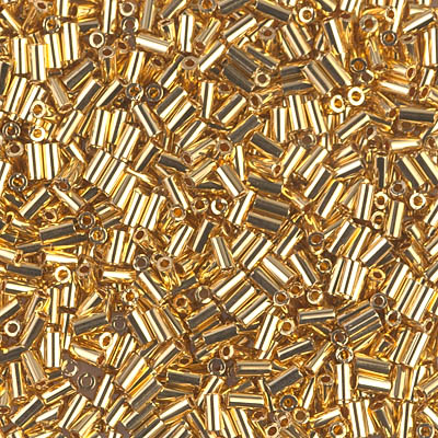 Caravan Beads - Miyuki - 6-191F: 6/0 Matte 24kt Gold Plated Miyuki Seed Bead  #6-191F*