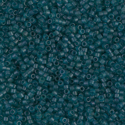 DB0788 Miyuki Delica Beads Dyed SF Transparent Dark Teal Size 11/0