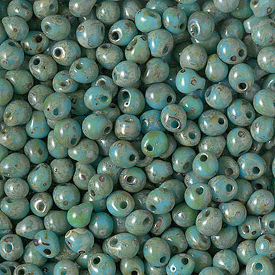 Toho CUBE Seed Beads 4mm OPAQUE TURQUOISE 2.5 Tube