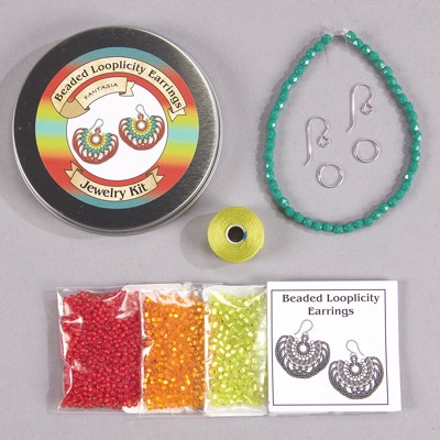 Caravan Beads - Miyuki - Looplicity Earring Kit - Fantasia #KIT-LP-FA