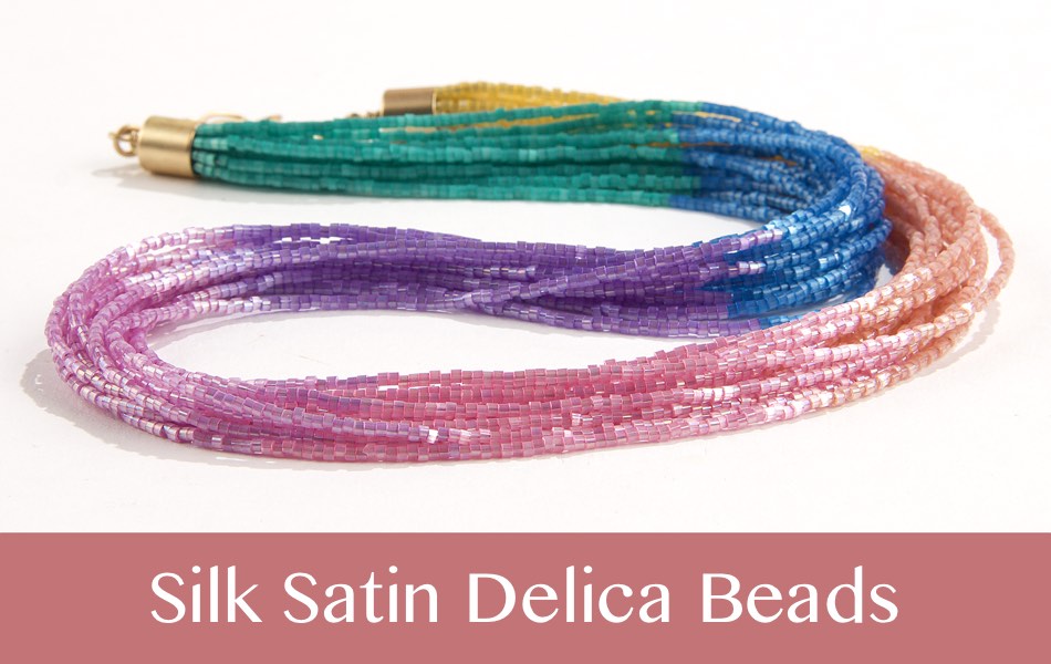 Silk Satin Delica Beads