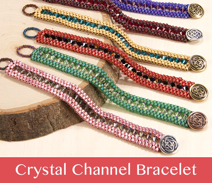 Memory Wire Wrap Bracelets with Swarovski Fine Rocks Beads 