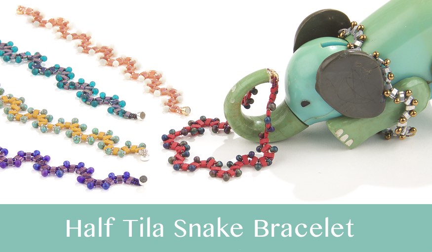Snake Bracelet With Cord Ends and Lobster Claw - Etsy Canada | Beaded  bracelets, Snake skin bracelet, Blue bracelet