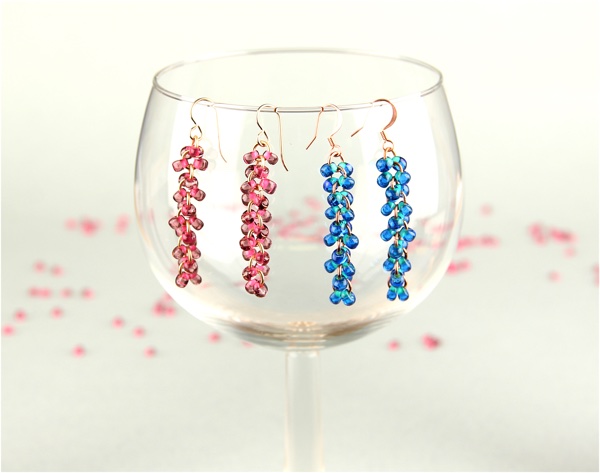 Dewdrop Earrings Magatamas