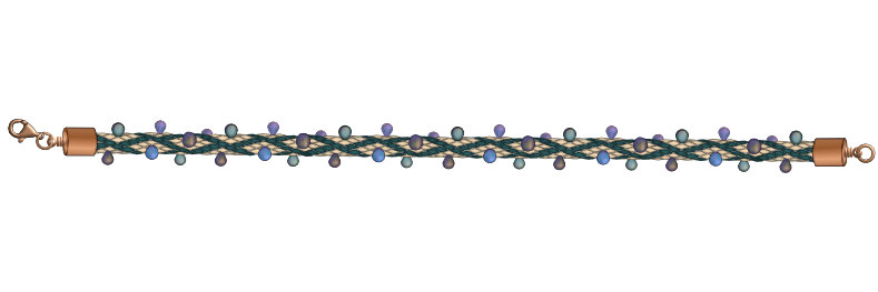 Kumihimo Sundew Bracelet Instructions