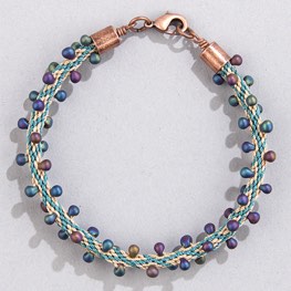 Kumihimo Sundew Bracelet Queens Wreath