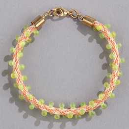 Kumihimo Sundew Bracelet Boston Ivy