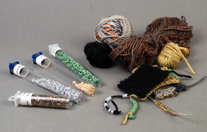 Supplies for Knitting with Beads