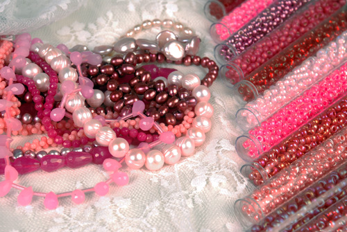 Valentine's Day beads