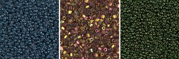 Luster seed beads