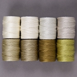 CLC.400.MIX-15: C-Lon Tex 400 Bead Cord Mix 15: Lichen Mix (8 colors, 1 bobbin each)  