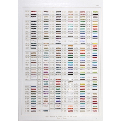 Caravan Beads - Miyuki - CARD N-2: 11/0 Delica Beads Sample Cards (DB ...