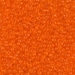11-138:  HALF PACK 11/0 Transparent Orange  Miyuki Seed Bead approx 125 grams - 11-138_1/2pk