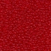 11-141SF:  HALF PACK 11/0 Semi-Frosted Transparent Ruby Miyuki Seed Bead approx 125 grams - 11-141SF_1/2pk