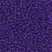 11-1427:  HALF PACK 11/0 Dyed Silverlined Dark Violet Miyuki Seed Bead approx 125 grams - 11-1427_1/2pk