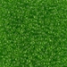11-144:  HALF PACK 11/0 Transparent Lime Miyuki Seed Bead approx 125 grams - 11-144_1/2pk