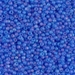 11-150FR:  HALF PACK 11/0 Matte Transparent Sapphire AB Miyuki Seed Bead approx 125 grams - 11-150FR_1/2pk