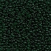 11-156SF:  HALF PACK 11/0 Semi-Frosted Transparent Dark Emerald Miyuki Seed Bead approx 125 grams - 11-156SF_1/2pk