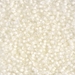 11-1920:  HALF PACK 11/0 Semi-Frosted White Lined Crystal  Miyuki Seed Bead approx 125 grams - 11-1920_1/2pk