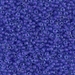 11-1930:  HALF PACK 11/0 Semi-Frosted Violet Lined Light Sapphire Miyuki Seed Bead approx 125 grams - 11-1930_1/2pk