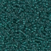 11-1933:  HALF PACK 11/0 Semi-Frosted Emerald Lined Light Gray  Miyuki Seed Bead approx 125 grams - 11-1933_1/2pk