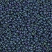 11-2064:  HALF PACK 11/0 Matte Metallic Blue Green Iris Miyuki Seed Bead approx 125 grams - 11-2064_1/2pk