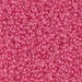 11-208:  HALF PACK 11/0 Carnation Pink Lined Crystal Miyuki Seed Bead approx 125 grams - 11-208_1/2pk