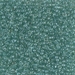 TB-11-2445: TUBE 11/0 Transparent Sea Foam Luster Miyuki Seed Bead approx 10 grams - TB-11-2445