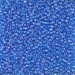 11-261:  HALF PACK 11/0 Transparent Sapphire AB Miyuki Seed Bead approx 125 grams - 11-261_1/2pk