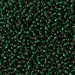 11-27:  HALF PACK 11/0 Silverlined Dark Emerald  Miyuki Seed Bead approx 125 grams - 11-27_1/2pk
