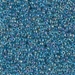 11-279:  HALF PACK 11/0 Marine Blue Lined Crystal AB  Miyuki Seed Bead approx 125 grams - 11-279_1/2pk