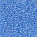 11-299:  HALF PACK 11/0 Pale Sapphire AB Miyuki Seed Bead approx 125 grams - 11-299_1/2pk