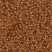 11-345:  HALF PACK 11/0 Salmon Lined Peridot Luster Miyuki Seed Bead approx 125 grams - 11-345_1/2pk