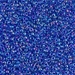11-353:  HALF PACK 11/0 Cobalt Lined Sapphire AB Miyuki Seed Bead approx 125 grams - 11-353_1/2pk