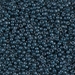 11-390:  HALF PACK 11/0 Lined Steel Blue Luster Miyuki Seed Bead approx 125 grams - 11-390_1/2pk