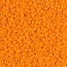 11-405:  HALF PACK 11/0 Opaque Tangerine Miyuki Seed Bead approx 125 grams - 11-405_1/2pk