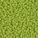 11-416:  HALF PACK 11/0 Opaque Chartreuse Miyuki Seed Bead approx 125 grams - 11-416_1/2pk