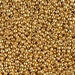 11-4202:  HALF PACK 11/0 Duracoat Galvanized Gold Miyuki Seed Bead approx 125 grams - 11-4202_1/2pk