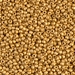 11-4202F:  HALF PACK 11/0 Duracoat Galvanized Matte Gold Miyuki Seed Bead approx 125 grams - 11-4202F_1/2pk