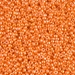 11-423:  HALF PACK 11/0 Opaque Light Orange Luster Miyuki Seed Bead approx 125 grams - 11-423_1/2pk