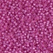 11-4238:  HALF PACK 11/0 Duracoat Silverlined Dyed Paris Pink Miyuki Seed Bead approx 125 grams - 11-4238_1/2pk