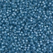 11-4242:  HALF PACK 11/0 Duracoat Silverlined Dyed Aqua Miyuki Seed Bead approx 125 grams - 11-4242_1/2pk