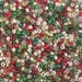 11-MIX-22_1/2pk:  HALF PACK 11/0 Mix - Old Fashioned Christmas  approx 125 grams - 11-MIX-22_1/2pk
