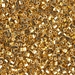 11C-191: HALF PACK 11/0 Cut 24kt Gold Plated Miyuki Seed Bead approx 25 grams - 11C-191_1/2pk