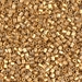 11C-191F: HALF PACK 11/0 Cut Matte 24kt Gold Plated Miyuki Seed Bead approx 25 grams - 11C-191F_1/2pk