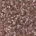11C-197: HALF PACK 11/0 Cut Copper Lined Crystal Miyuki Seed Bead approx 50 grams - 11C-197_1/2pk