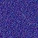 15-1020:  HALF PACK 15/0 Silverlined Cobalt AB Miyuki Seed Bead approx 125 grams - 15-1020_1/2pk